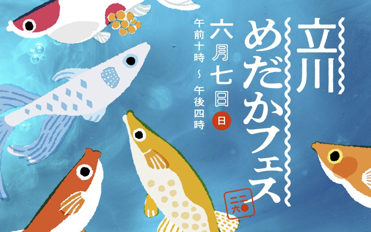 立川めだかフェス|2026年6月7日(日)GREEN SPRINGSで開催!全国各地のめだか屋さんが集まるイベント